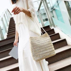 라탄백 여름 해변가방 시원하고 가벼운 밀짚라탄가방