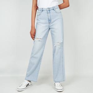 [게스]게스 여성 청바지 오픈 구제 와이드 라이트블루 YO6D7065