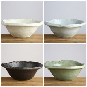 이천도자기 판주물럭 화채볼 27cm 디저트 식기 그릇