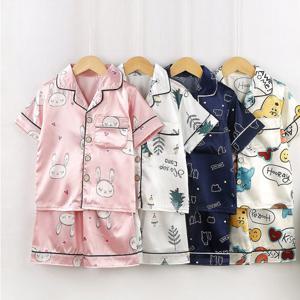 [엠케이] 아이스실크 아동 반팔 잠옷 캐릭터파자마 205733