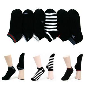 여성 패션 인기 발목 양말 검정계열 랜덤 5켤레 묶음