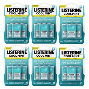 리스테린 쿨민트 포켓팩 필름 3개입 x6개 구취제거 입냄새제거 휴대용