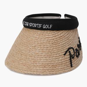 [르꼬끄골프] 여성 라피아 귀걸이형 선바이저 (GQ222LSV43)