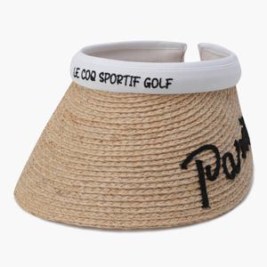 [르꼬끄골프] 여성 라피아 귀걸이형 선바이저 (GQ222LSV43)