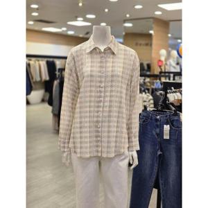 쉬즈미스 세이브존07 체크 셔츠 블라우스 SWWSTP22210