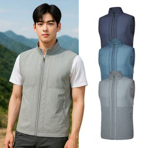 콜핑 남성 여름 속건성 펀칭 등산 조끼 KSC715TV0M