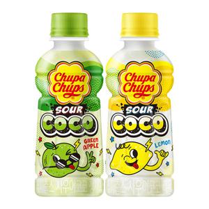 츄파춥스 사우어코코 240ml 24개(레몬12개+청사과12개)