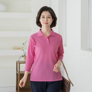 엄마옷 마담4060 핫픽스카라니트티셔츠 엄마티셔츠 -ZTE2504022-