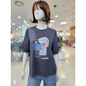 [아날도바시니]페미닌 소매 티셔츠 AY05TS42W1