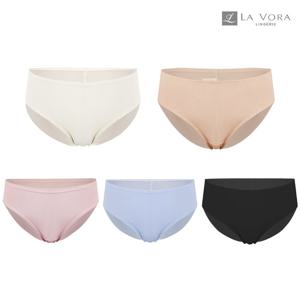라보라 기획 여성 데일리 메쉬 헴팬티 5종패키지 3S0105N