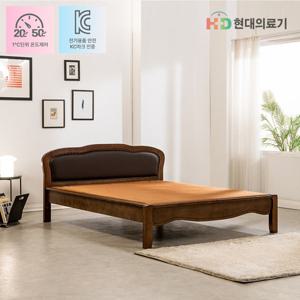 백만장자돌침대 [풍기인견]현대의료기 온열흙침대 G206Q PU 퀸침대 풍기인견황토숯볼