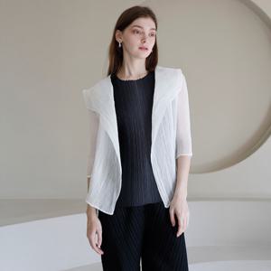 [요이츠]숄카라 쉬폰 플리츠 가디건_YJ05WRPCD02