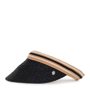 헬렌카민스키 25SS 차콜 블랙 비앙카 8 라피아 썬 바이저햇 HAT52203 CHABLK