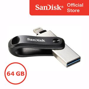 샌디스크 USB메모리 8핀 A타입 듀얼 유에스비 64GB 64기가 대용량 USB3.0 OTG 아이폰호환 외장메모리 iXpand Go