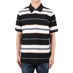 [버버리] 스트라이프 코튼 캐시미어 오버핏 PK티 (8048023)