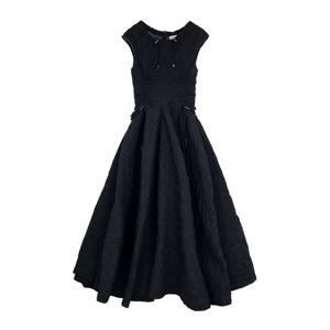 [엘러브] 디올 슬리브리스 셔링 드레스 36 블랙 4ET1883