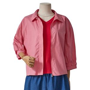 [포커스]여름 7부 면 집업_FM5C3JP3149