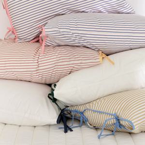 파르페by알레르망 비비 60수 고밀도면 리본자루베개커버