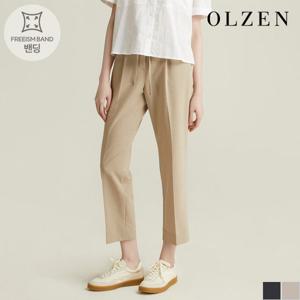 [올젠 여성] 링클프리 스트링 밴드 슬랙스 S (ZLD2PP2101)