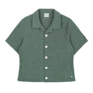 [빈]카키 요루지 셔츠BZ23BL02KK