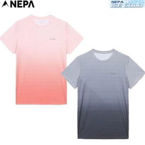 [네파] 여성 여름 GEO-ICE 기하학 패턴 반팔 라운드 티셔츠 7K45326