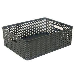 SZ 바스켓 4호 오픈형 차콜 13L 1P 바구니 수납 정