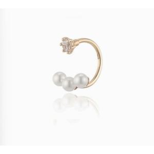 [로이드] 주문제작 진주 포인트 투웨이 피어싱 LPTL4088T