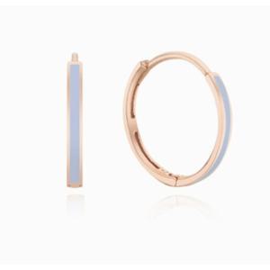 [로이드] 주문제작 에폭시 라벤더 11mm 원터치 14k 귀걸이 LOFL4063G