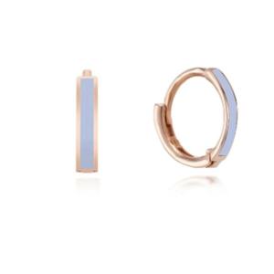 [로이드] 주문제작 에폭시 라벤더 8mm 원터치 14k 귀걸이 LOFL4069G