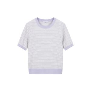 [폴햄]여성 원더쿨 트위드 반팔 니트 PHF2ER2020