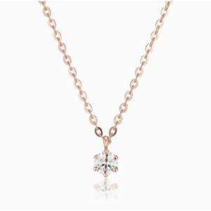 [로이드] 주문제작 다이아몬드세팅, 2부  0.2캐럿 6프롱 목걸이 LNF21043D