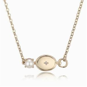 [로이드] 주문제작 다이아몬드세팅  워치 진주 목걸이 LNF21012D