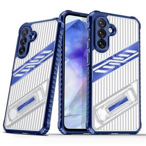 갤럭시A35 5G 풀커버 범퍼 킥스탠드 반투명 슬림 젤하드 케이스