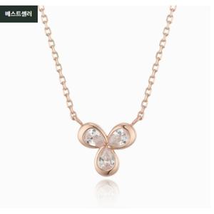 [로이드] 주문제작 럭키플라워 화이트 클로버 14k 목걸이 LNN22051G