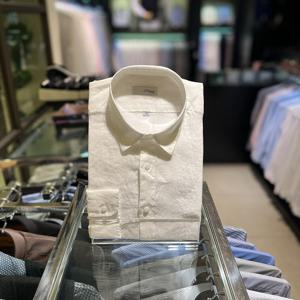 [듀퐁] 남성 슬림핏 린넨 긴팔 남방 와이셔츠 (SE5SM21LS312SWH)