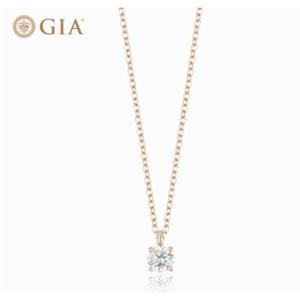 [로이드] 주문제작 GIA 다이아 14K 로얄브리티쉬 0.3캐럿 4프롱 목걸이 LND23008D