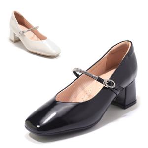[세라] 여성화 메리제인 펌프스 C24P002 블랙 아이보리 5CM