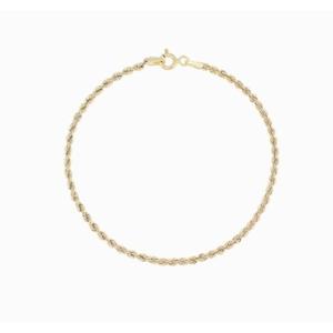 [로이드] 주문제작 14K  이태리체인 2.2mm 로프 팔찌 LWB24036G