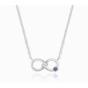 [로이드] 엔드리스 12월 탄생석 탄자나이트 화이트 목걸이 LLNS22223S