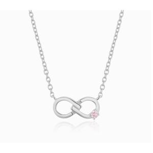 [로이드] 엔드리스 10월 탄생석 투어마린 화이트 목걸이 LLNS22219S