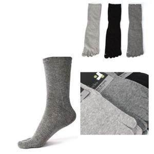남자 발가락 장목 양말 부드러운 M21-01 면양말