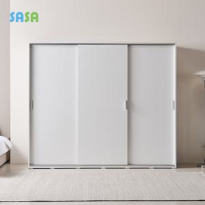 사사가구 마미 23T 빅 슬라이딩 2400옷장(선반,행거구성)