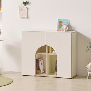 나무뜰 버디 E0등급 2단 책장 확장형 아기 유아 책장 수납장 MRF025C (착불)