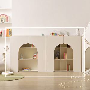 나무뜰 버디 E0등급 3단 책장 교구장 아기 유아 책장 2200 세트 MRF050C (착불)