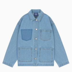 [클라이드]여성 여성 오버핏 포켓 데님 자켓 FPBJK743F
