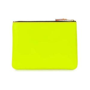 꼼데가르송 슈퍼 플루오 투톤 레더 클러치백 379118