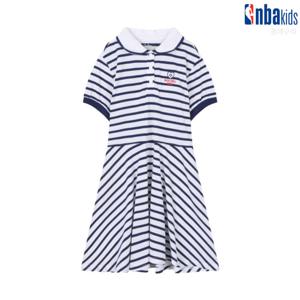 NBA키즈 피케 스트라이프 원피스 (K242TO610P)_IGR