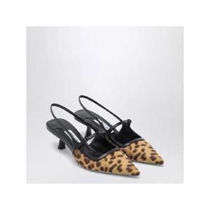 지미추 DIDI 45 레오파드 프린팅 슬링백 힐 1828340