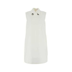 질샌더 쥬얼 디테 코튼 실크 미니 원피스 1769605