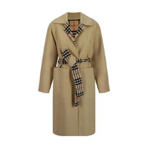 버버리 체크 리버시블 울 코트 1957849